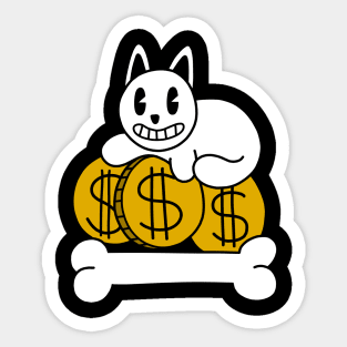 Pirate Cat's Riches Sticker